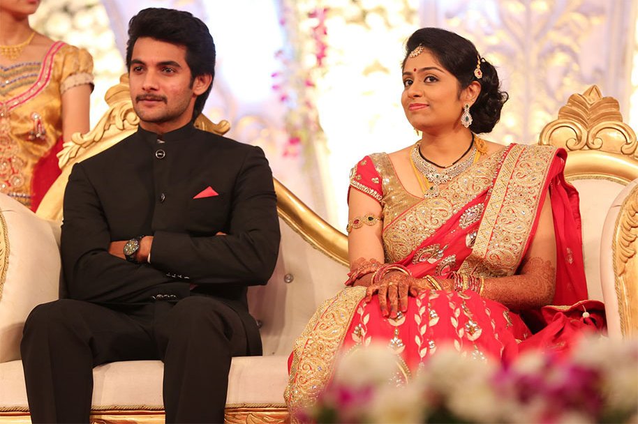 Hero-Aadi-Wedding-Reception-Photos